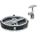 Bosch MUZS68CC, Klippskiva, Svart, Grå, Bosch MUMS6xxx, MUM9xxx, 400 g, 45 mm, 180 mm