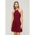 Superdry Fit & Flare Ermeløs Midikjole