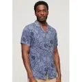 Superdry Open Collar Print Kortarmet Skjorte