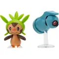 Pokémon Actionfigur 2-pakke Chespin og Beldum