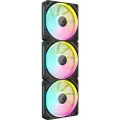 Corsair iCUE LINK LX120 3-pack - Kabinettvifte - 120mm - Svart - 36 dBA
