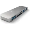 Satechi ST-TCUHM, USB 3.2 Gen 1 (3.1 Gen 1) Type-C, Sølv, Aluminium