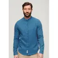 Superdry Merchant Grandad Skjorte Med Lange Ermer