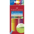 Faber-Castell GRIP 2001 - Fargeblyant - assorterte farger (en pakke 24)