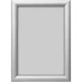 Deflecto SFA3S Klaprammer Sølv A3 1 stk (B x H x T) 326 x 450 x 15 mm