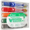 Pilot V Board Master Begreen - Markeringspenn - for whiteboard - svart, rød, blå, grønn, oransje - fargestoffbasert blekk - 2.3 mm - medium (en pakke 5)