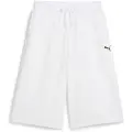 Puma WARDROBE Essentials Relaxed 14"Jorts Women, Clothing, White, M