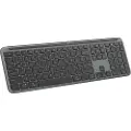 Logitech Signature Slim K950 - Tastatur - trådløs - Bluetooth 5.1 LE - Pan Nordic - grafitt