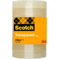 Scotch 7100213204, 66 m, Gjennomsiktig, Akryl, Polypropylen (PP), 7,62 cm, 19 mm, 8 stykker