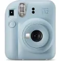 Fujifilm Mini 12, 0,3 - 2,2 m, 7 sek/side, 1/2 sek/side, 0,004 sek/side, elektronisk, 0,37x