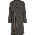Tommy Hilfiger for man. 2S87905573 Grey hooded bathrobe (L), Homewear, Cotton