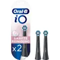 Oral-B iO Series Gentle Care Tannbørstehoveder - Svart - 2-pakning