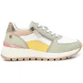 Refresh for woman. 17244604-AQUA Leather trainers 172446 multicolour (36), Flat, Laces, Zip, Casual, Multicolor