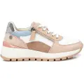 Refresh for woman. 17244603-BEIGE Leather trainers 172446 beige (36), Flat, Laces, Zip, Casual