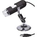 Toolcraft TO-5139591, Digitalt, Sort, 200x, 20x, LED, Hvit