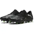 Puma FUTURE 8 MATCH FG/AG Low Football Boots Unisex, Shoes, Black/Cool Light Gray/Green, 40.5