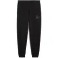 Puma ESS SCRIPT Comfort Sweatpants Women, Clothing, Black, L
