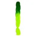 Iso Trade Syntetiske hårfletter ombre green/neonW10344