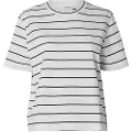 Selected Essential Striped Boxy Kortarmet T-skjorte