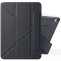 24hShop Kunstlærveske med stativ og magneter for iPad 10. generasjon 10,9 2022 - Svart
