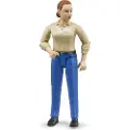 BRUDER bWorld figur - Kvinne i blå jeans