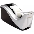 3M Scotch borddispenser C60, sammenleggbar, grå-svart buet design, vektet og stabil (C60-BK)