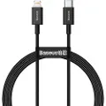 Baseus Superior Series USB-C / Lightning-kabel - 1m, 20W - Svart