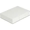 DeLOCK - Beskyttelsesboks for harddisk - kapasitet: 1 harddiskstasjon (3,5) - hvit