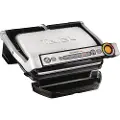 Tefal GC712D34, 2000 W, Optigrill, Elektrisk Sort/sølv