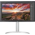 LG 27UP85NP-W - LED-skjerm - 27 - 3840 x 2160 4K @ 60 Hz - IPS - 400 cd/m² - 1200:1 - DisplayHDR 400 - 5 ms - 2xHDMI, DisplayPort, USB-C - høyttalere