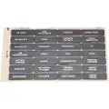 Bep Marine Set-5n Elektrisk Panel Klistremerkesett