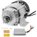 Vevor 500W elektrisk børsteløs DC-motorsett - 48V 2700 o/min motor med oppgradert hastighetskontroller for gokart, elsykkel, motorsykkel, scooter