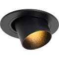QAZQA Moderne nedfelt spotlampe sort GU10 35 mm rund justerbar - Installa