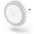 Hama Touch Switch, Pluggbart nattlys, Hvit, Gult, Baderom, Soverom, Barnerom, Gang, Berøringskontroll, 1 stykker
