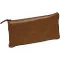 Clairefontaine Flying Spirit Læderpenalhus Flad Cognac 22x11cm