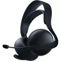 Sony PULSE Elite - Hodesett - full størrelse - Bluetooth / PlayStation Link - trådløs - USB-A via Bluetooth-adapter - midnatts sort
