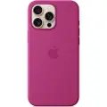 Apple iPhone 16 Pro Max Silicone Case with MagSafe - Fuchsia