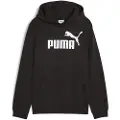 Puma ESS No. 1 Logo Fleece Hoodie Youth, Clothing, Black, 15-16Y