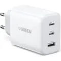UGREEN CD275 vegglader, 2x USB-C, 1x USB, 65W (hvit)