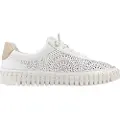Carmela for woman. 16232701-BLANCO Leather trainers 162327 white (36), Flat, Laces, Casual