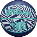 Wilson BASKETBALL WILSON NBA DRV PLUS DAZZLE CAMO BSKT INDIGO STØRRELSE 6