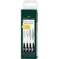 Faber-Castell 167115 - Sort - Multi - Sort - Vannbasert blekk - 4 stk.