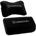 Noblechairs Cushion set, Sort, Hvit, 2 stykker