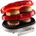 Ariete Party Time 0205 - Burgermaker - 1.2 kW - rød