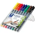 Staedtler Universalpen Lumocolor 318WP-8 fine ass. farver (æske a 8 stk.)
