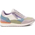 Refresh for woman. 17263002-LILA Leather trainers 172630 multicoloured (36), Flat, Laces, Zip, Casual, Multicolor