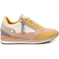 Refresh for woman. 17263001-BEIGE Leather trainers 172630 beige (36), Flat, Laces, Zip, Casual