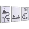 Kave Home Kave HomeBilder Nisi, sett med 3HvitBilder & skiltFra Homeroom