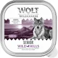 Wolf of Wilderness Senior - Duo-Protein Oppskrift 6 / 24 x 300 g skål - 6 x 300 g: Wild Hills - Ande- og kalvekjøtt