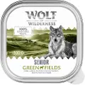 Wolf of Wilderness Senior - Duo-Protein Oppskrift 6 / 24 x 300 g skål - 24 x 300 g: Green Fields - Lam og kylling